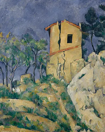 The House with the Cracked Walls Paul Cezanne